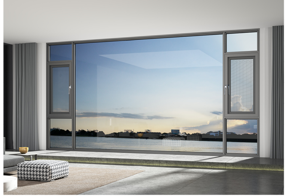 DE109 SeriesAluminum | Double-Glazed Inward-Opening Windows | Thermal Break & Soundproof