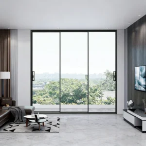 DE4040 Ultra-Slim Sliding Door | Sleek Frames That Frame Dubai’s Skyline While Keeping Desert Heat Outside | OPK Linkage with Buffer Pulley