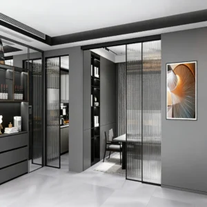 DE4012 Ultra-Slim Sliding Door | Ultra-Narrow Frames That Let Kuwait’s Sunlight and Views Flow Freely | OPK Linkage with Buffer Pulley