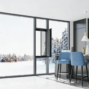 DE113B Double Inward-Opening Windows | Let Fresh Air In with German-Engineered Tilt & Turn Hardware