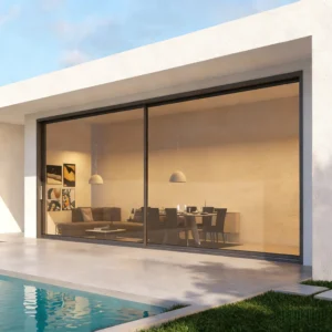 DE127 Two-Track Sliding Doors | Effortlessly Open to Your Patio for Breathtaking Indoor-Outdoor Living | 127mm Frame Depth
