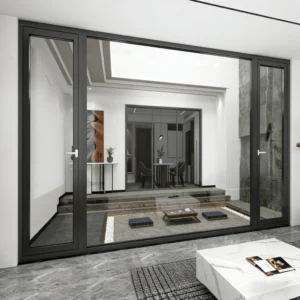 DE113C Single Inward/Outward Opening Door | Seamlessly Connect Indoor and Outdoor Living with 113mm Reinforced Frame & German Hardware