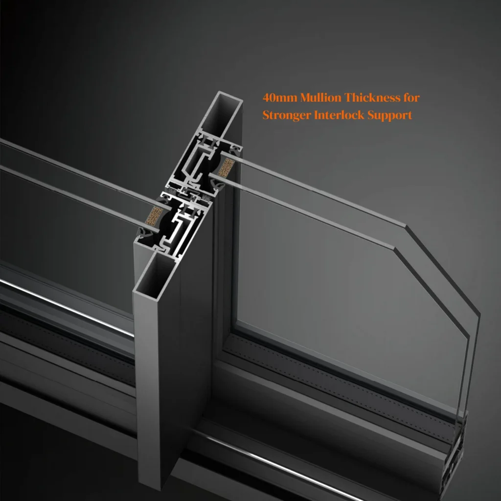 Beveled extrusion rubber seal strip for sliding door interlocking profiles to prevent air leakage